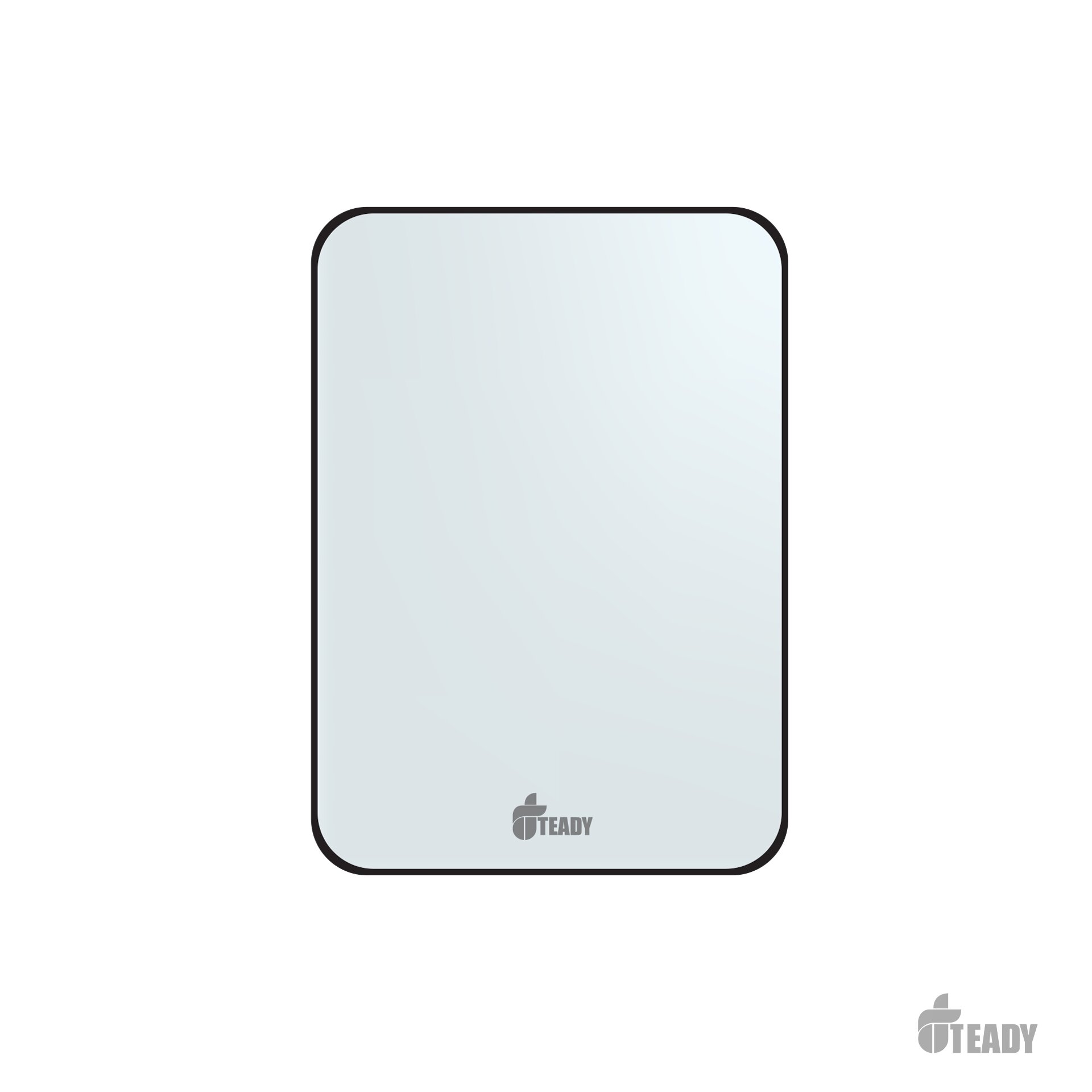 XẢ KHO - Gương Phòng Tắm Viền Nhôm Mạ Đen Teady GT03D