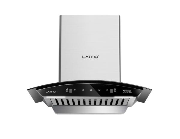Máy hút mùi Latino LT KC700 Silver kính cong