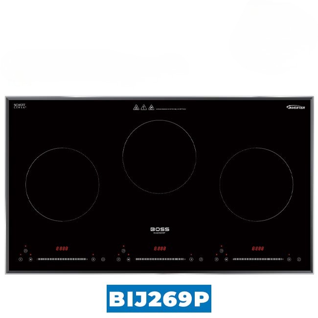 Bếp từ BIJ269P – 3 vùng nấu, mặt kính SCHOTT CERAN Made in Germany