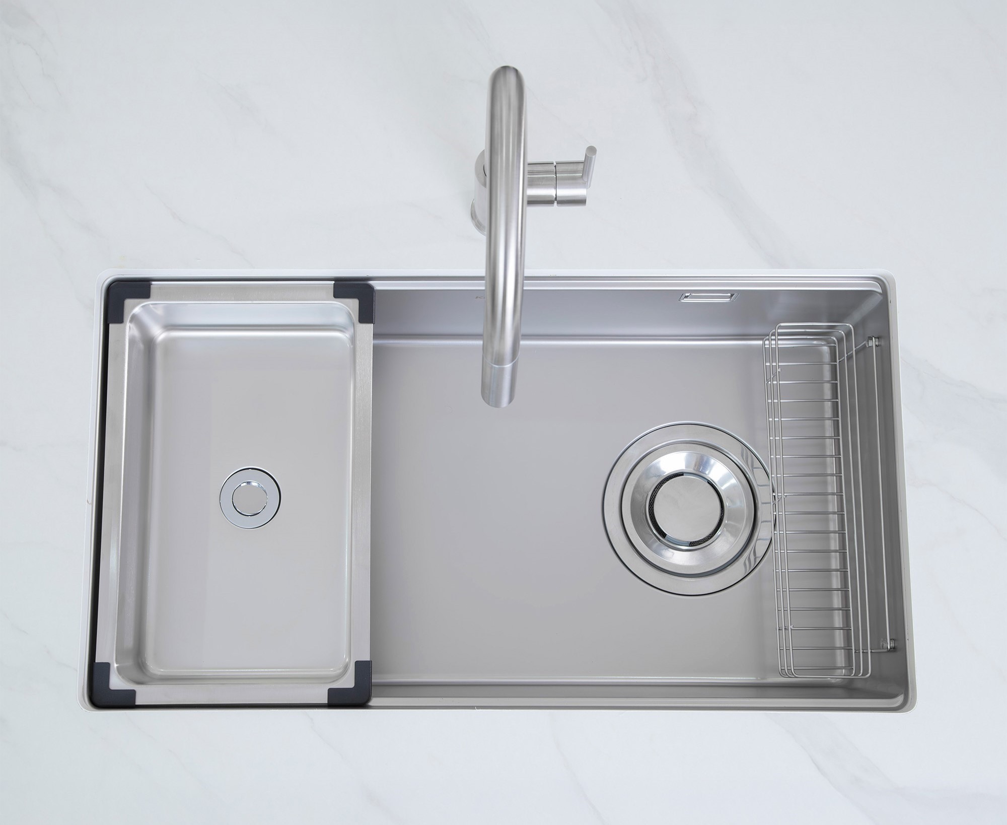 Chậu rửa bát Kluger KY8045SL Plus – Super Linen bền bỉ vượt thời gian