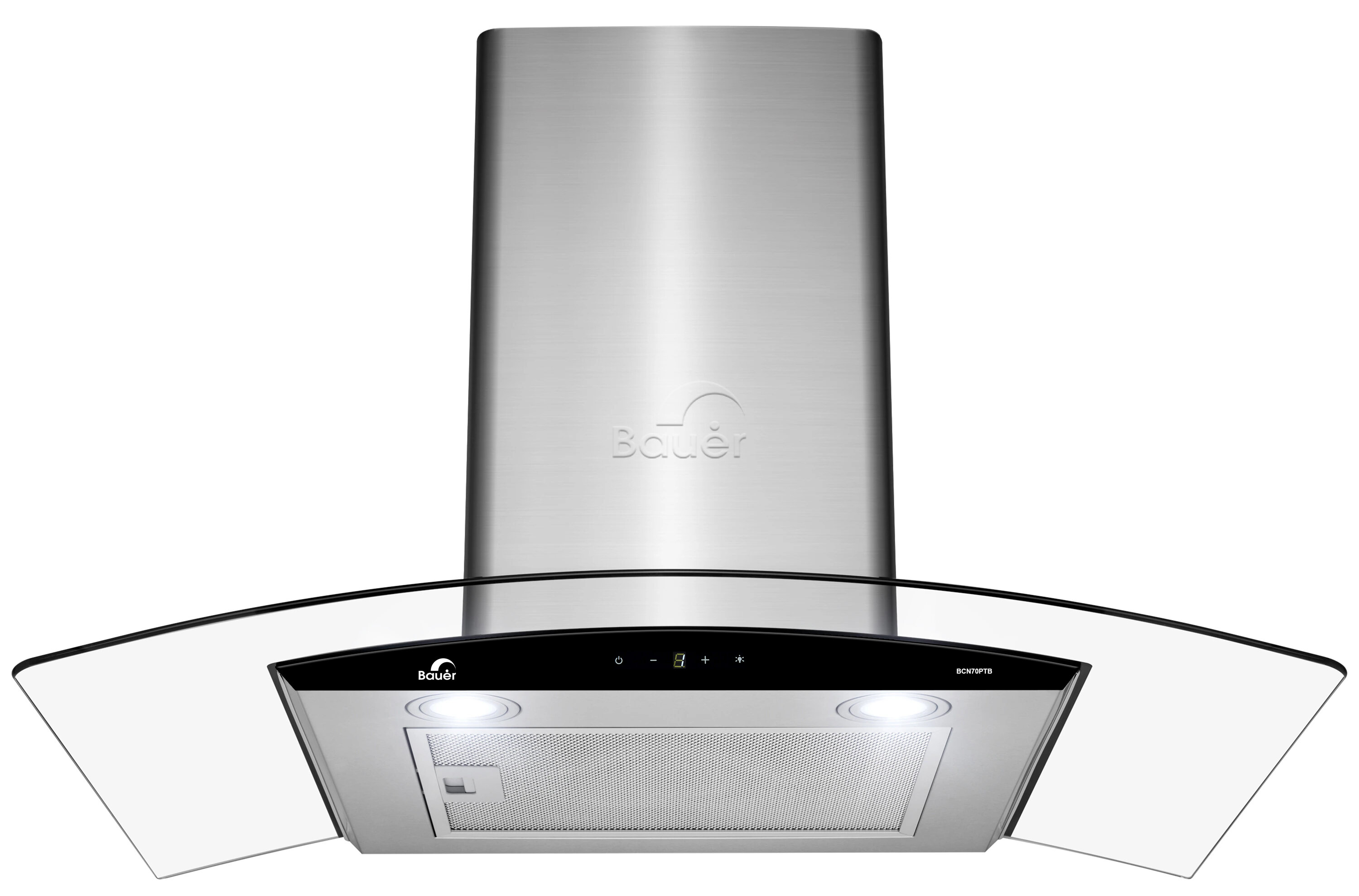 Máy Hút Mùi Bauer BCN70PTB - Kính cong Inox cao cấp