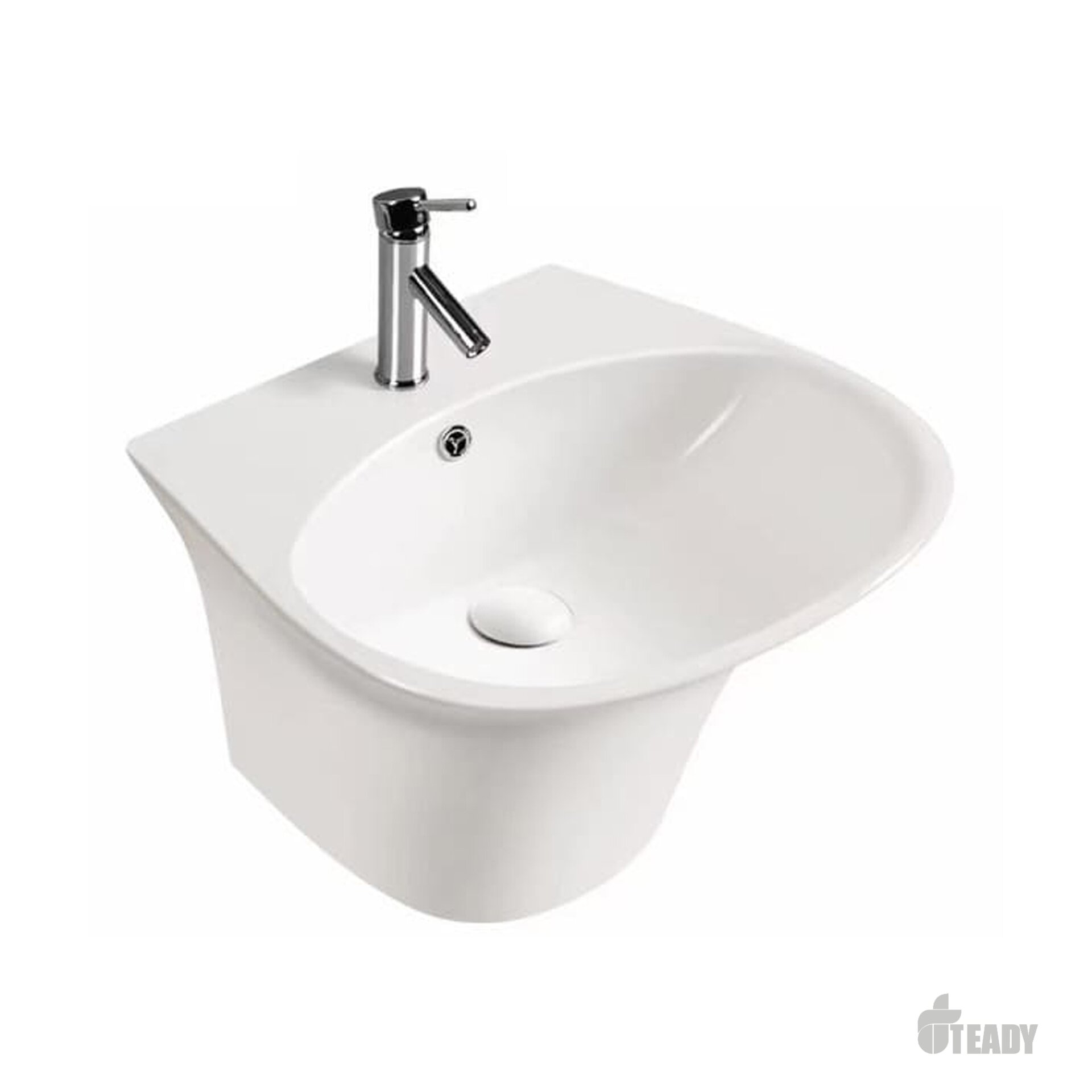XẢ KHO - Chậu Rửa Mặt Lavabo Treo Tường Teady LC02NK