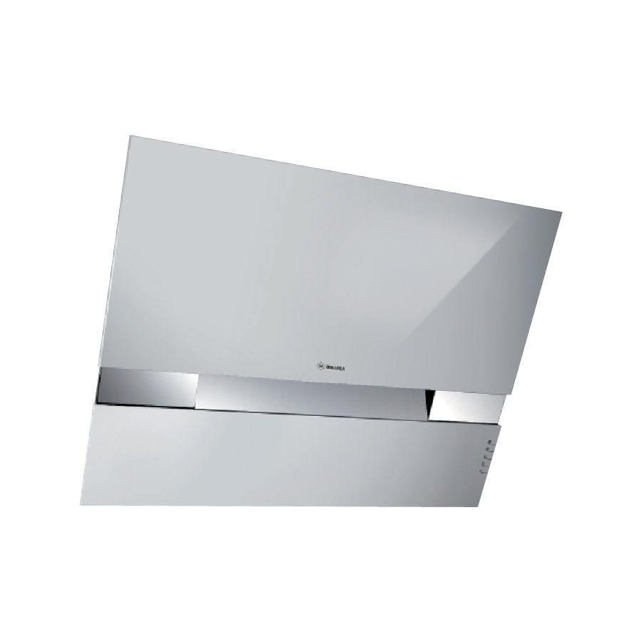 Máy hút mùi kính vát Malloca Kite White K200W - Nhập khẩu Ý