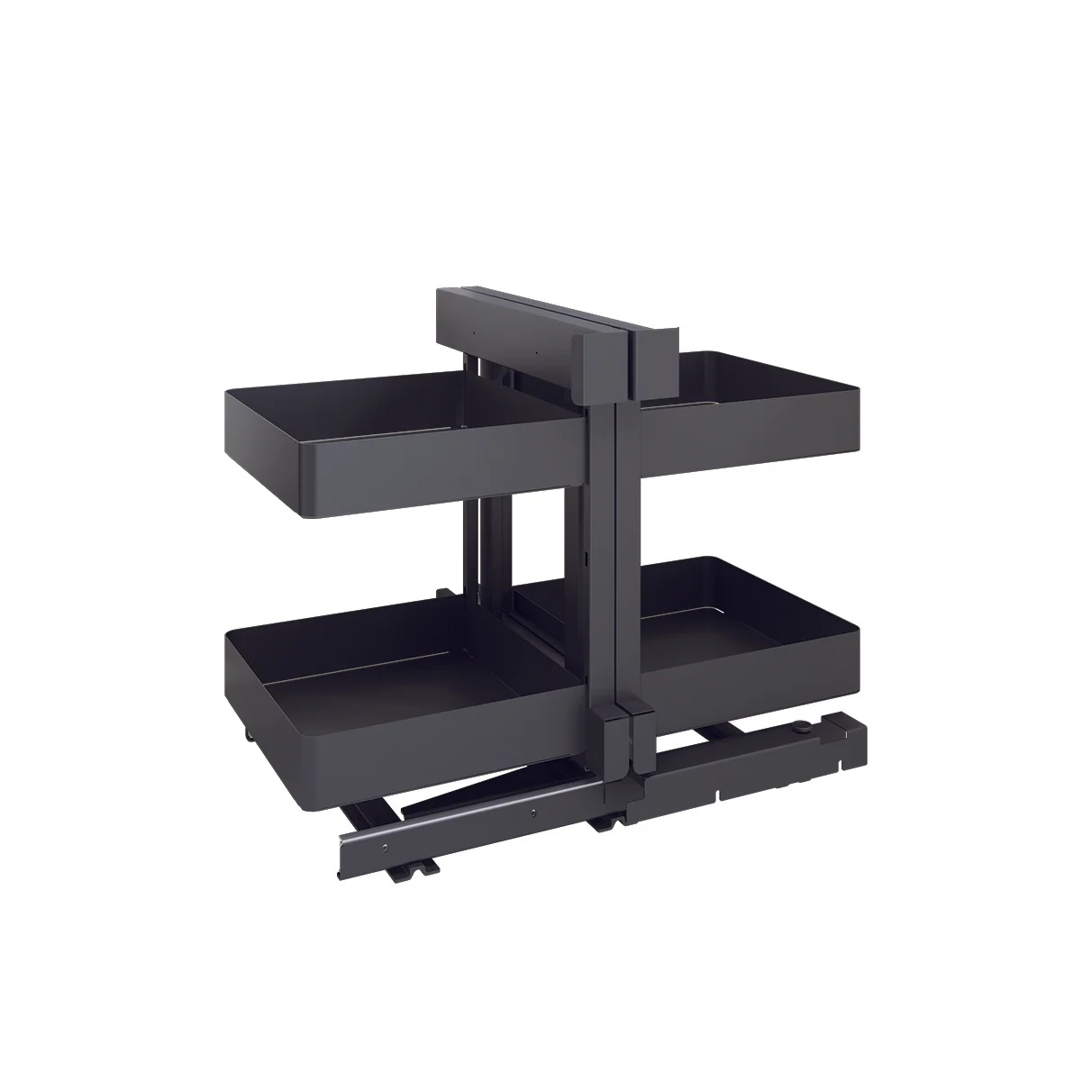 Rổ góc Hafele Utensio Plus H2 (545.14.339) - Màu than chì - 4 Khay