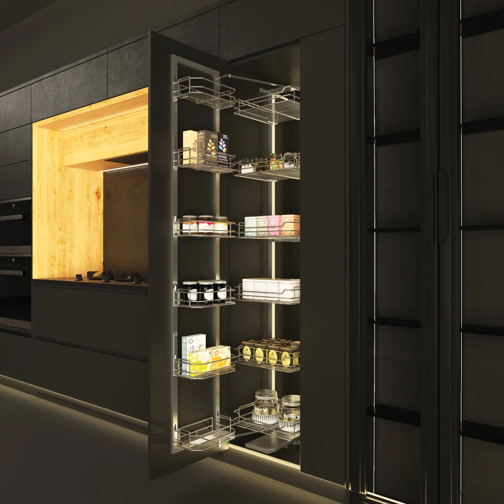 Tủ kho 6 tầng Hafele Dolce (548.65.053) - Inox 304 - Cánh mở