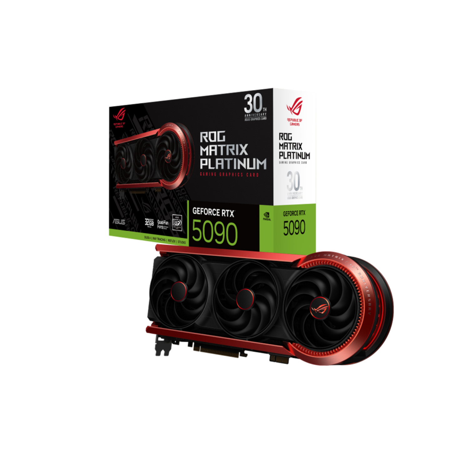 VGA Asus ROG Matrix Platinum 30TH RTX 5090 32GB GDDR7 Limited Edition (ROG-MATRIX-RTX5090-P32G-30TH)