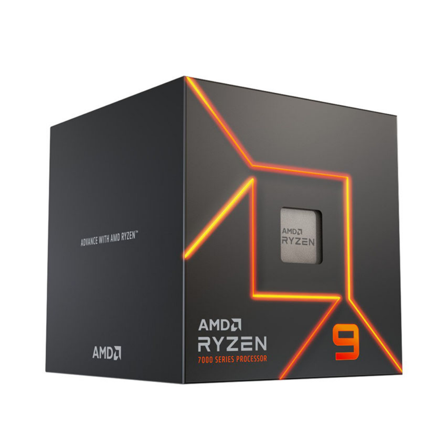 CPU AMD Ryzen 9 7900 (AMD AM5 - 12 Core - 24 Thread - Base 3.7GHz - Turbo 5.4GHz - Cache 76MB) - Tray / Box