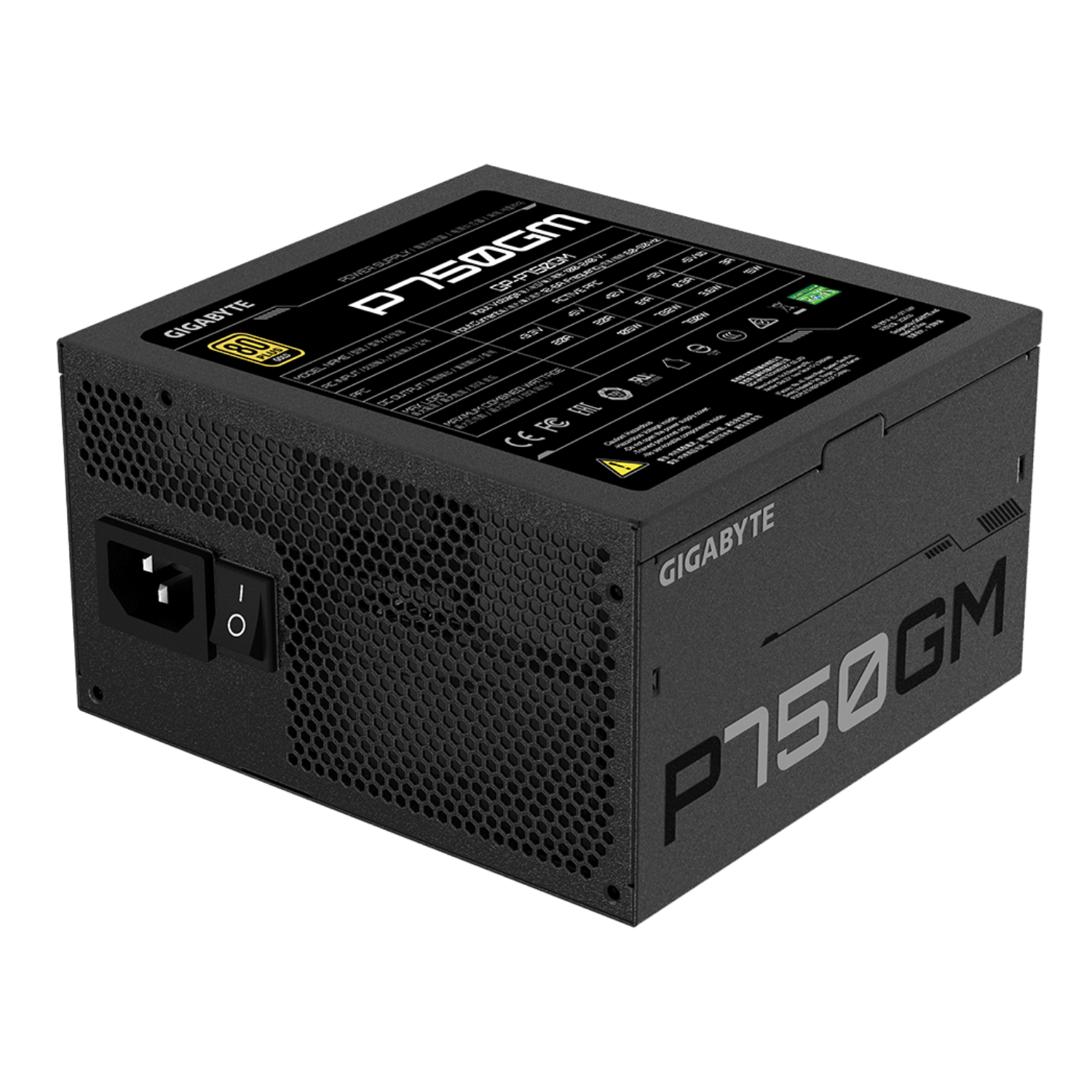 Nguồn máy tính Gigabyte GP- P750GM 750W (80 Plus Gold/Full Modular/Màu Đen)