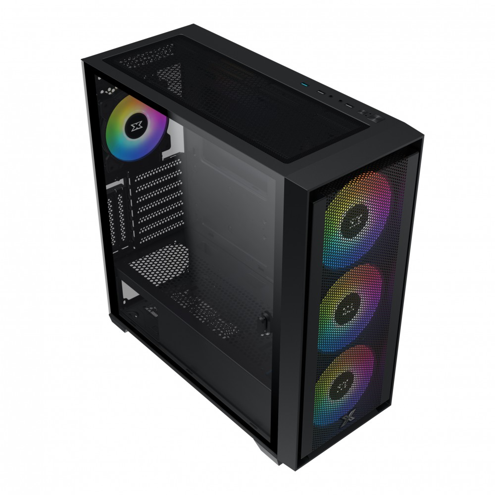 Vỏ Case Xigmatek Anubis Pro 4FX EN40771 (EATX, 4 Fan ARGB, Màu Đen)