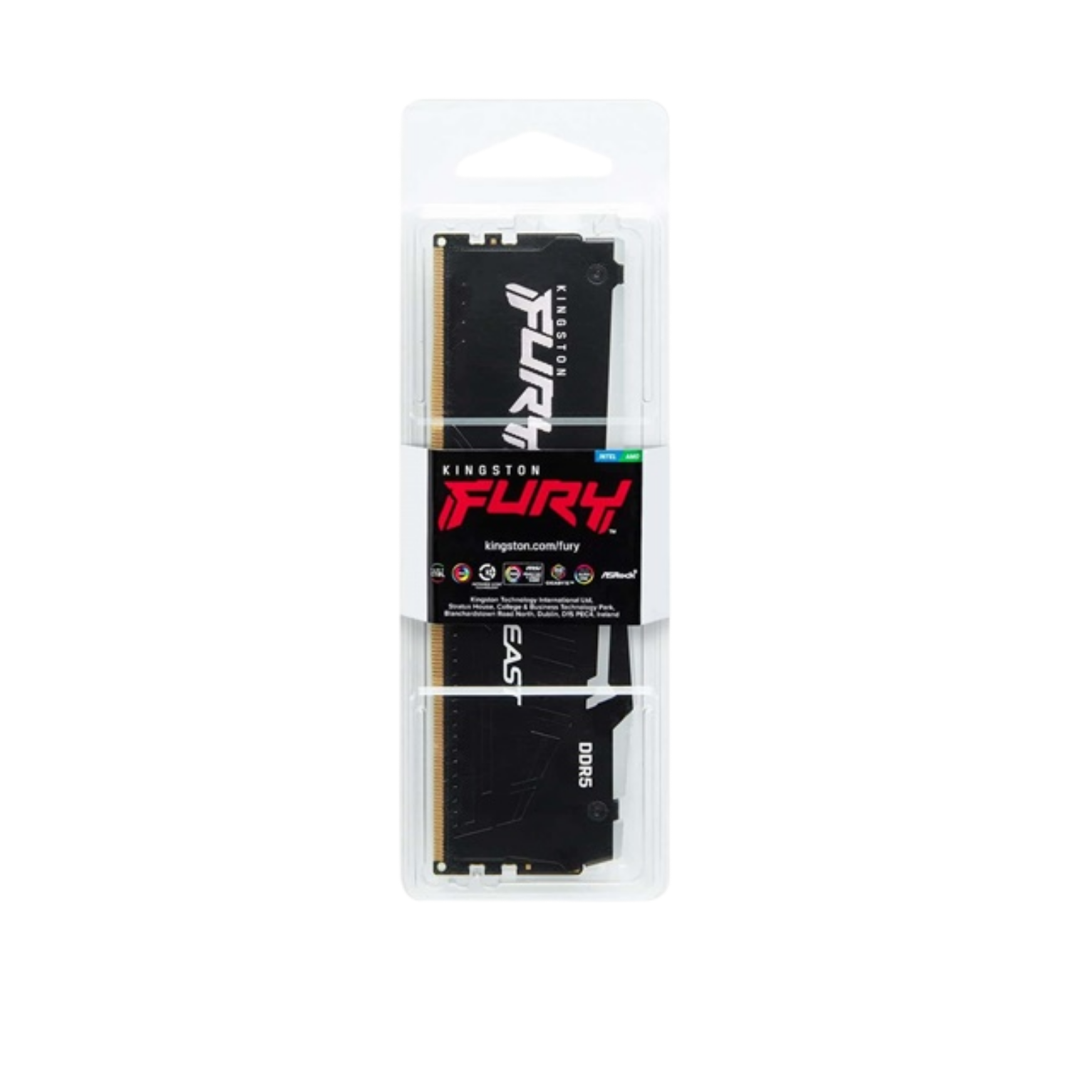 RAM Kingston FURY Beast RGB 16GB (2x8GB) DDR5 5600MHz (KF556C40BBAK2-16)