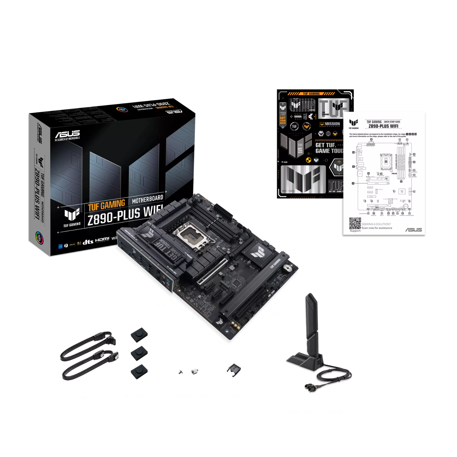 Mainboard Asus TUF Gaming Z890-PLUS WIFI DDR5 (Wifi+Bluetooth+Thunderbolt 4)