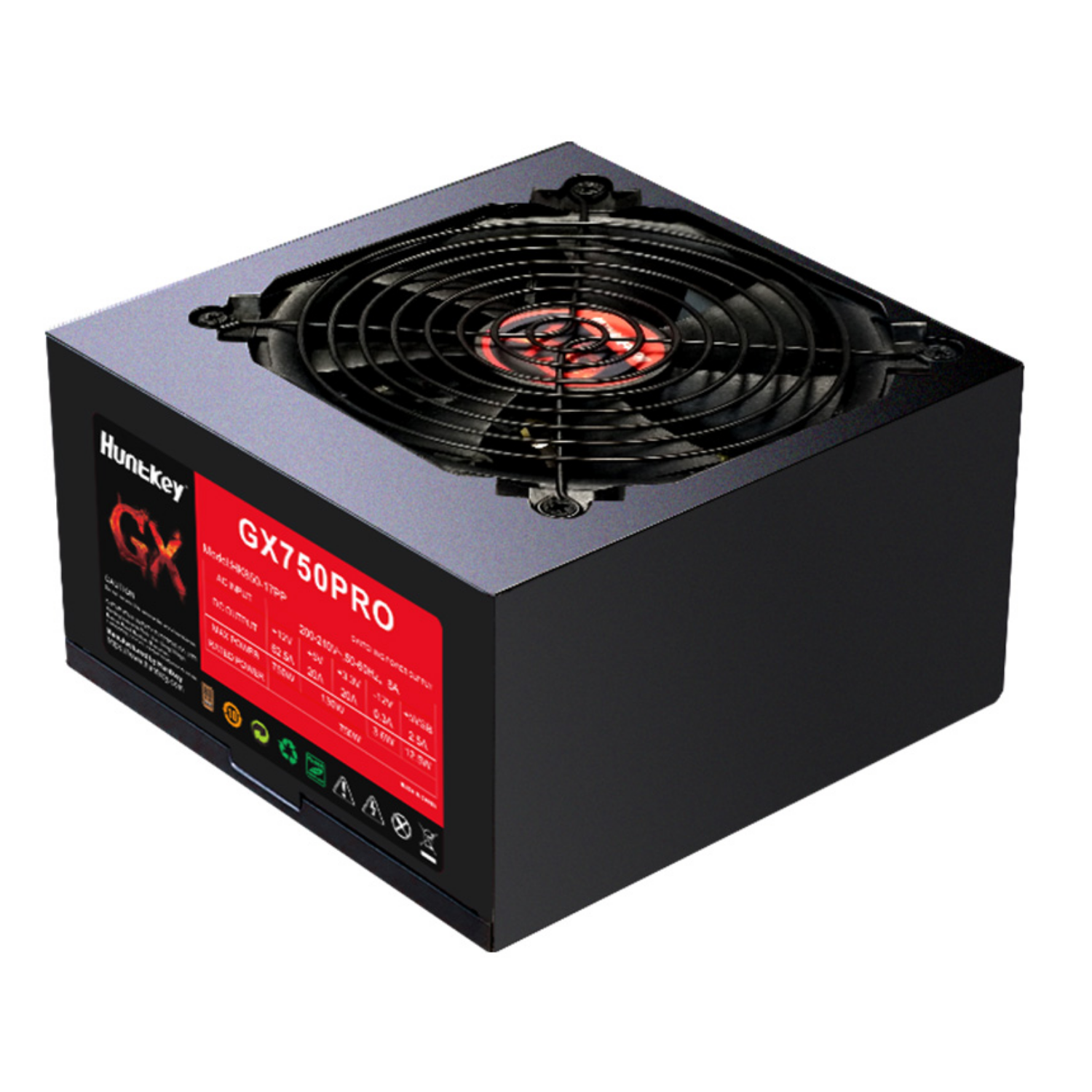 Nguồn máy tính Huntkey GX750PRO - 750W 80 Plus Bronze