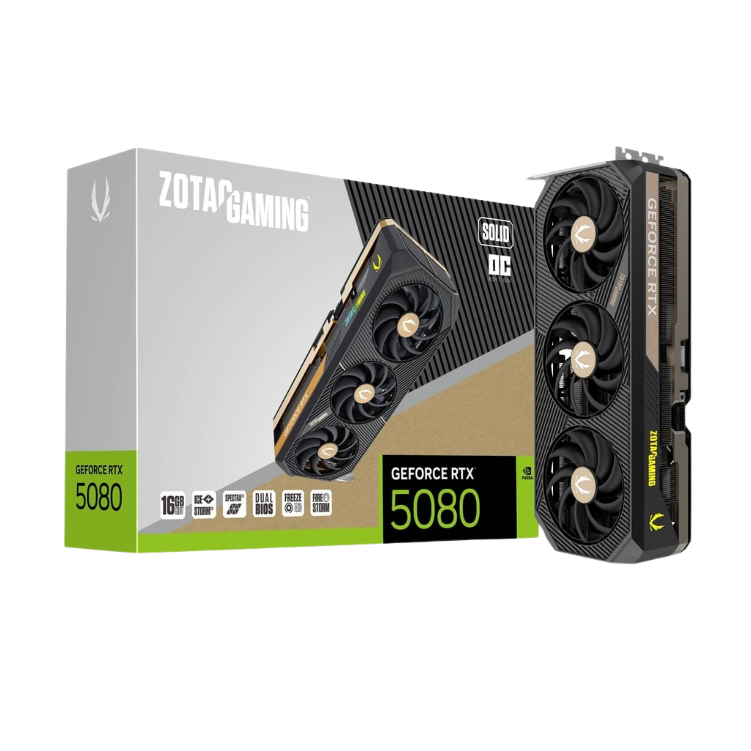 VGA ZOTAC GAMING GeForce RTX 5080 SOLID OC 16GB