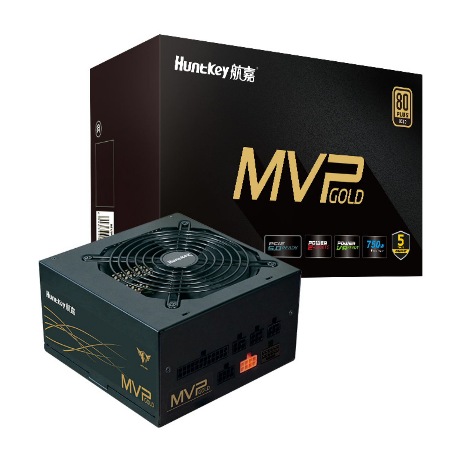 Nguồn máy tính Huntkey MVP K750 - 750W 80 Plus Gold PCIe 5.0