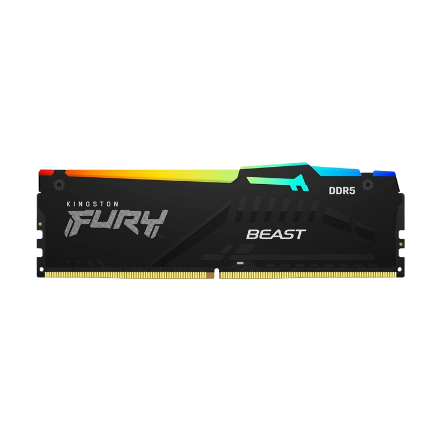 RAM Kingston FURY Beast RGB 16GB (2x8GB) DDR5 5600MHz (KF556C40BBAK2-16)