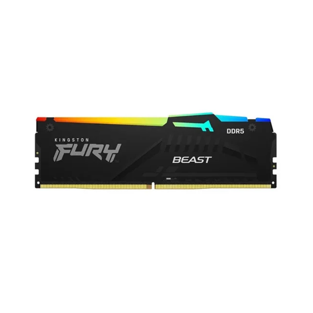 RAM PC Kingston FURY Beast RGB DDR5 6000MHz (AMD EXPO+INTEL XMP)