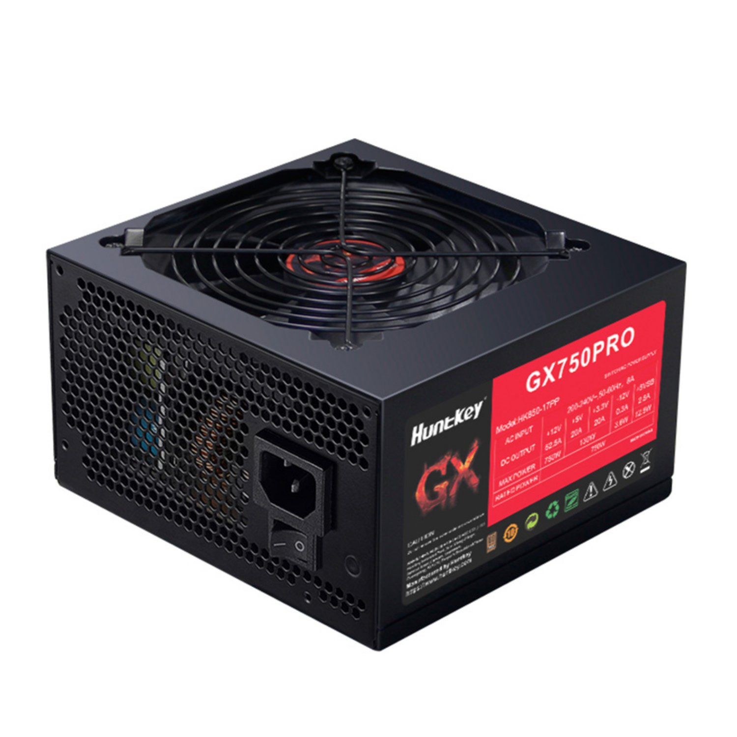 Nguồn máy tính Huntkey GX750PRO - 750W 80 Plus Bronze