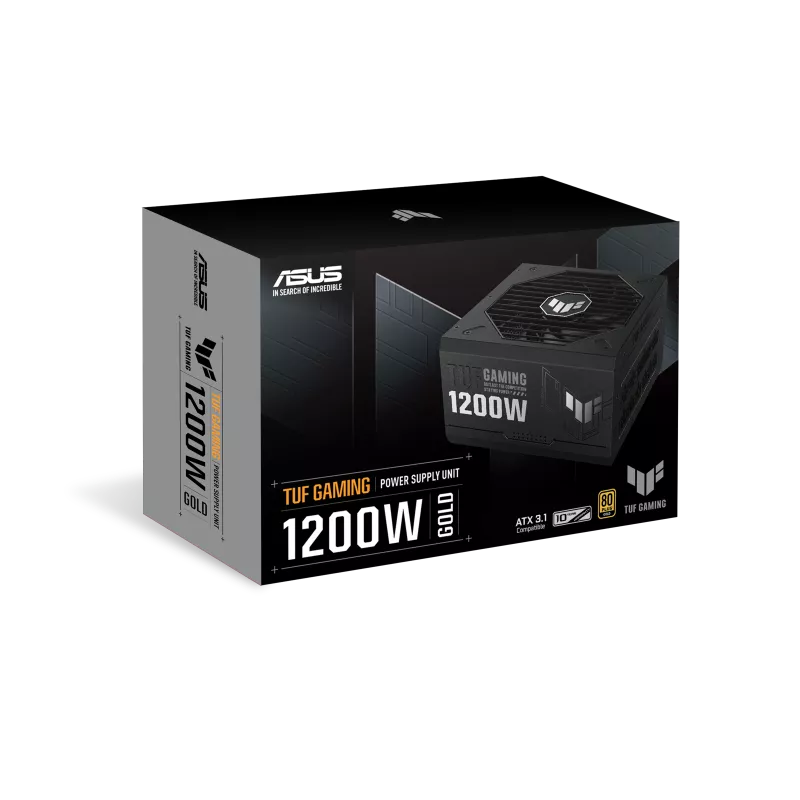 Nguồn máy tính Asus TUF Gaming 1200W Gold ( 1200W, ATX 3.1, PCIe 5.0, 80 Plus Gold, Full Modular)