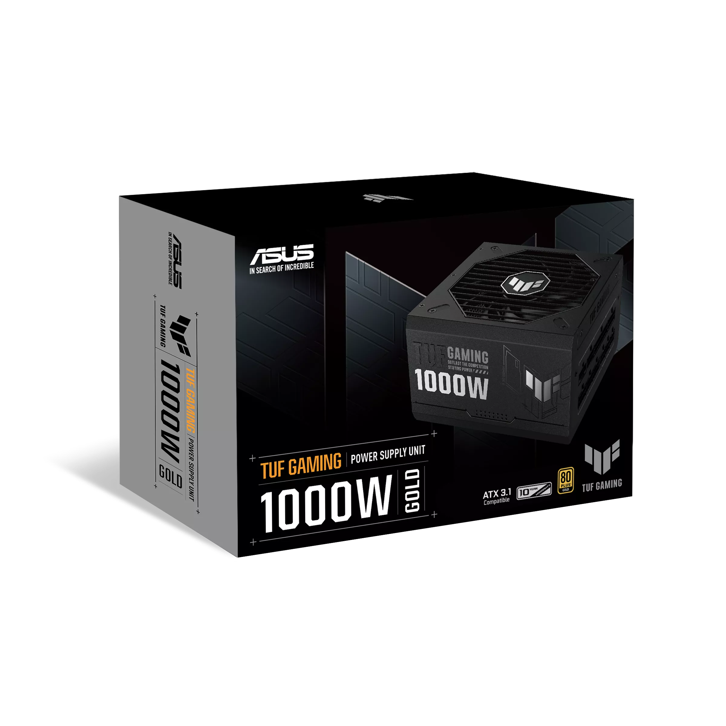 Nguồn máy tính Asus TUF Gaming 1000W Gold ( 1000W, ATX 3.1, PCIe 5.0, 80 Plus Gold, Full Modular)