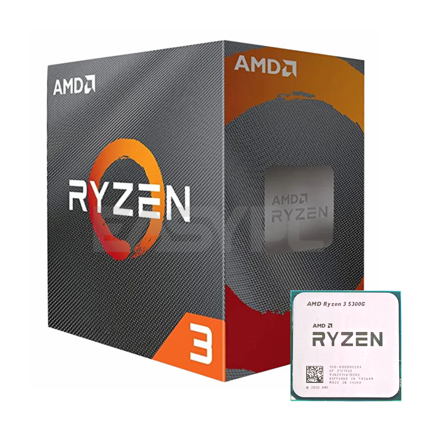 CPU AMD Ryzen 3 5300G (AMD AM4 - 4 Core - 8 Thread - Base 4.0GHz - Turbo 4.2GHz - Cache 8MB) - Tray / Box