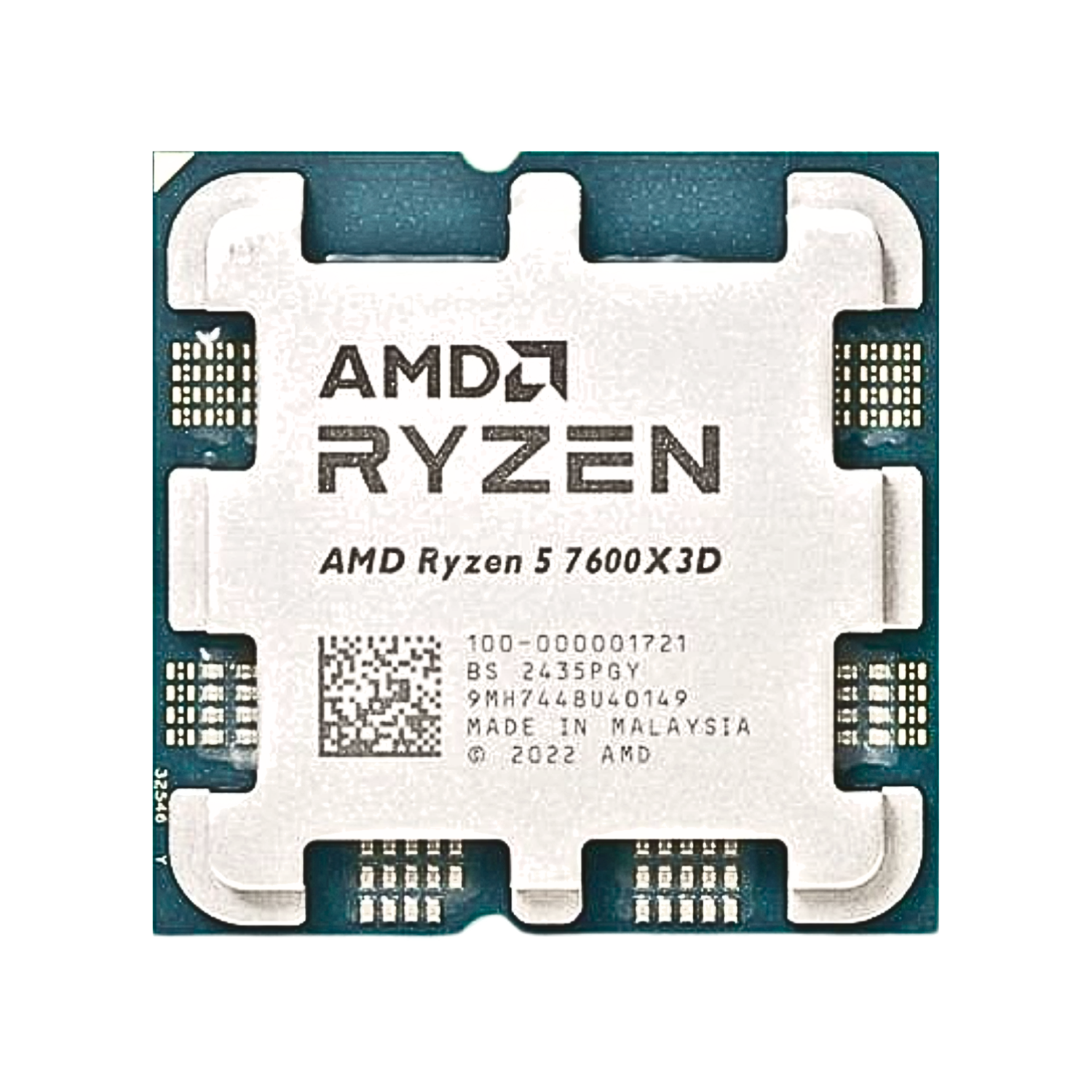 CPU AMD Ryzen 5 7600X3D (AMD AM5 - 6 Core - 12 Thread - Base 4.1GHz - Turbo 4.7GHz - Cache 102MB) - Tray / Box