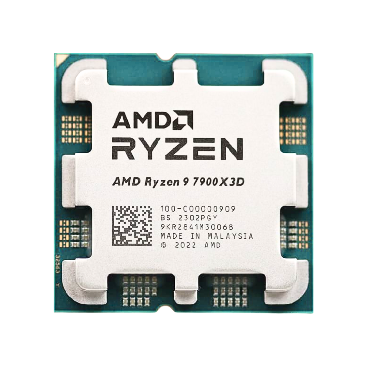 CPU AMD Ryzen 9 7900X3D (AMD AM5 - 12 Core - 24 Thread - Base 4.4GHz - Turbo 5.6GHz - Cache 140MB) - Tray / Box