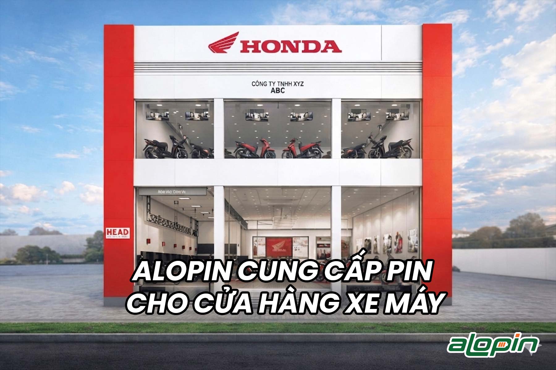 AloPin Cung Cấp Pin Cho Cửa Hàng Xe Máy