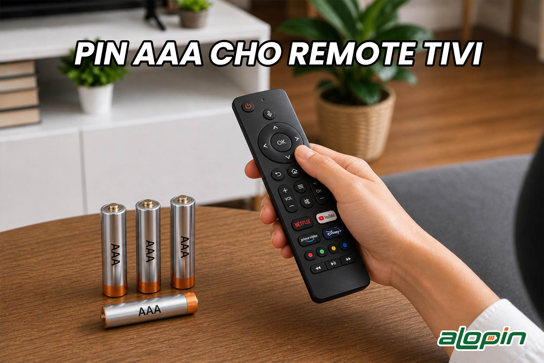 Pin AAA Cho Remote Tivi