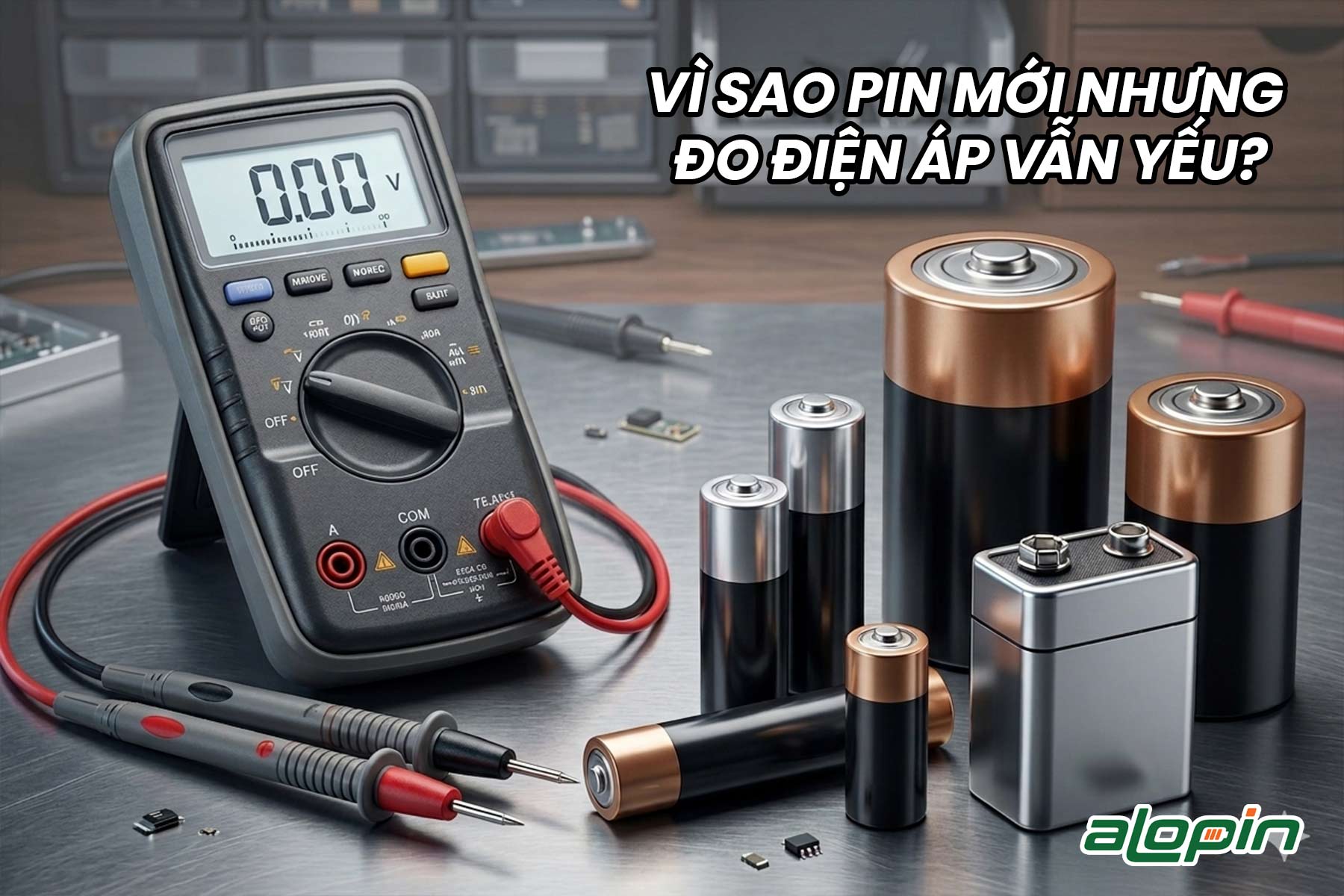 Vì Sao Pin Mới Nhưng Đo Điện Áp Vẫn Yếu?