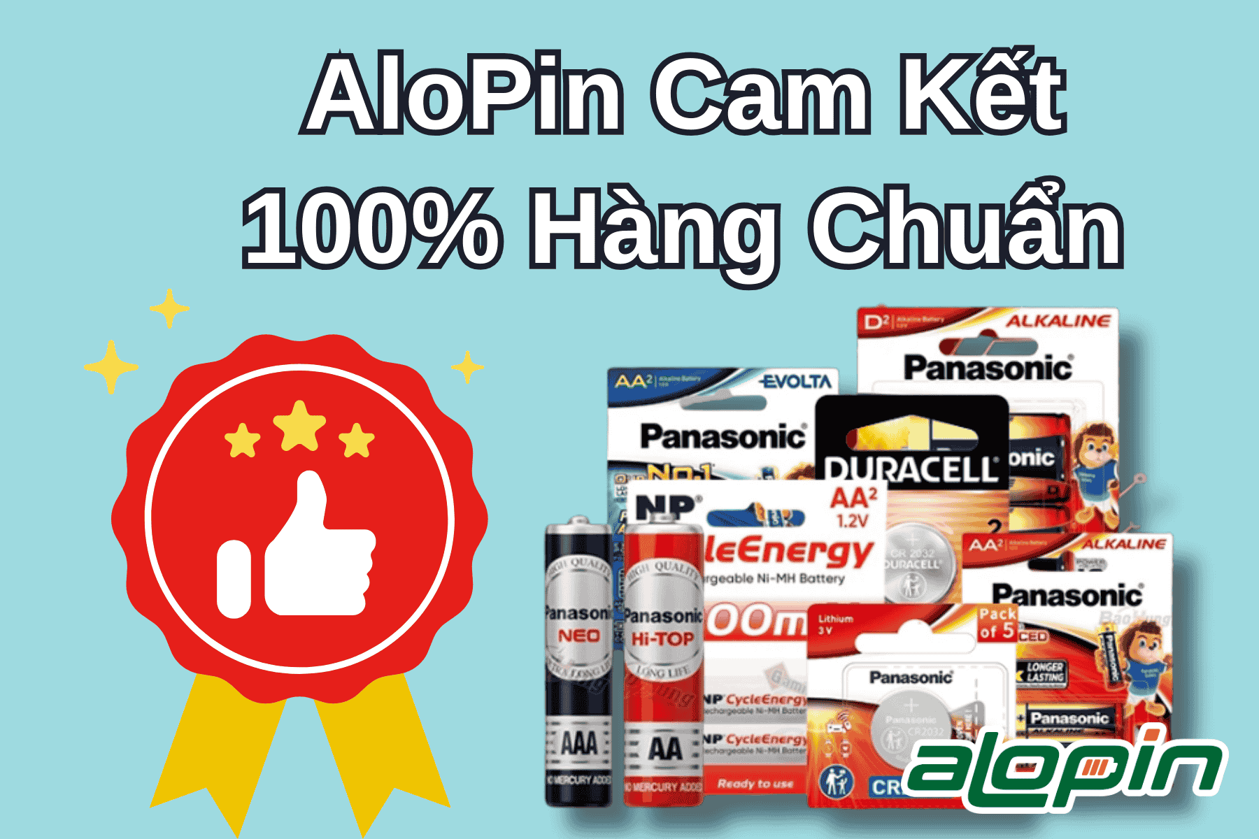 AloPin Cam Kết 100% Hàng Chuẩn