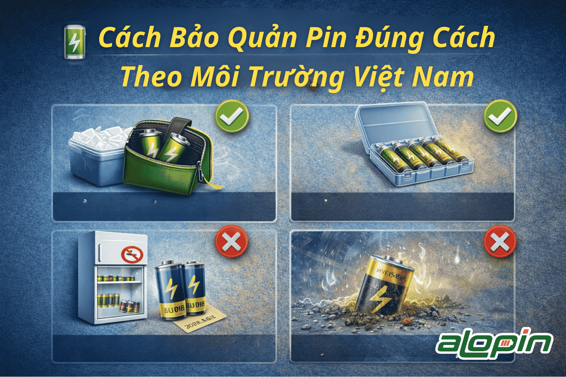 Cách Bảo Quản Pin Đúng Cách Theo Môi Trường Việt Nam