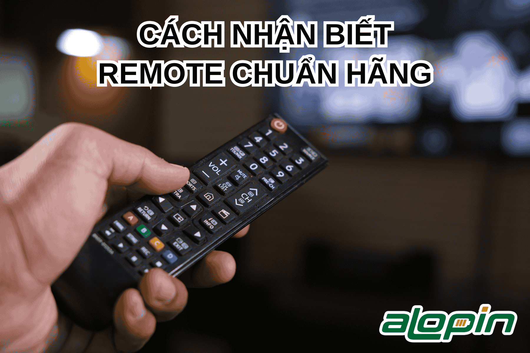 Cách Nhận Biết Remote Chuẩn Hãng