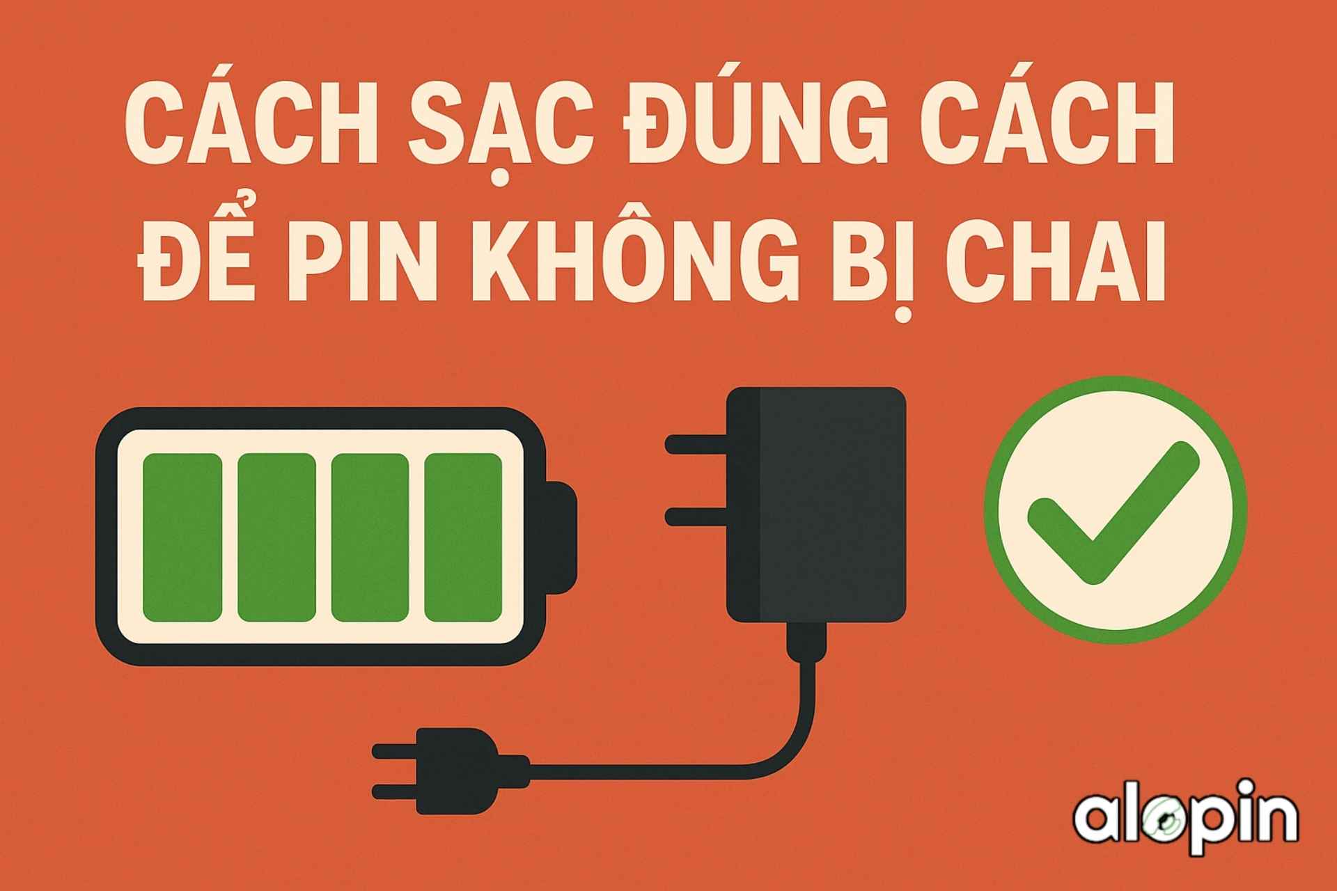 Cách Sạc Đúng Cách Để Pin Không Bị Chai