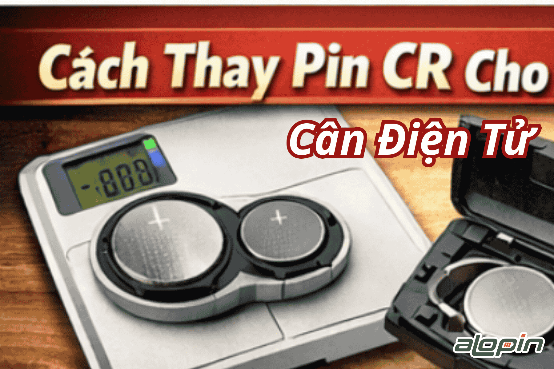 Cách Thay Pin CR Cho Cân Điện Tử Đúng Chuẩn