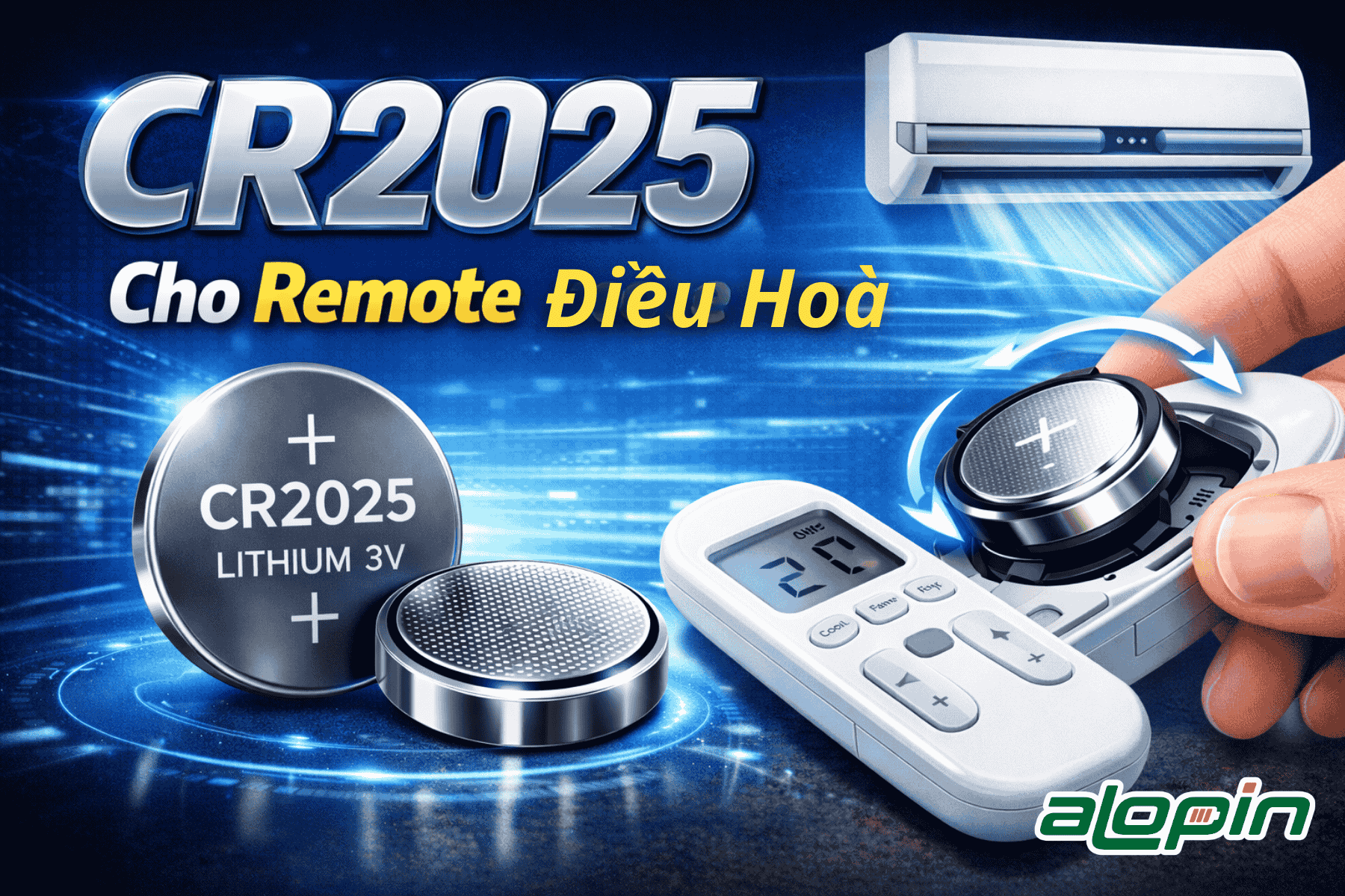 CR2025 Cho Remote Điều Hòa