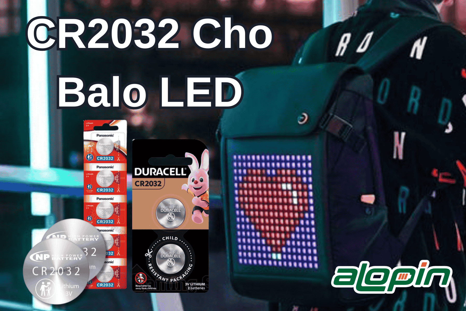 CR2032 Cho Balo LED