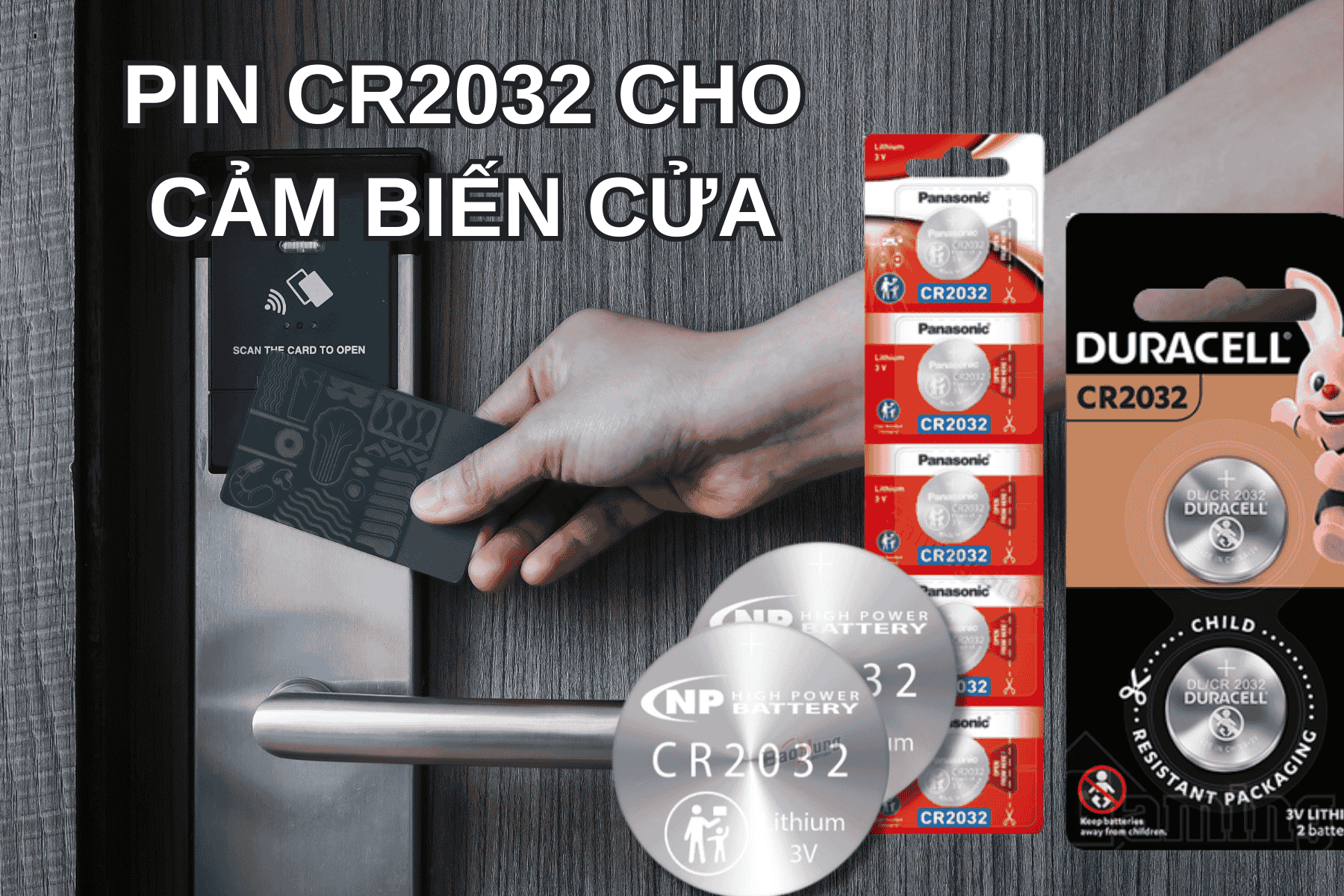 CR2032 Cho Cảm Biến Cửa