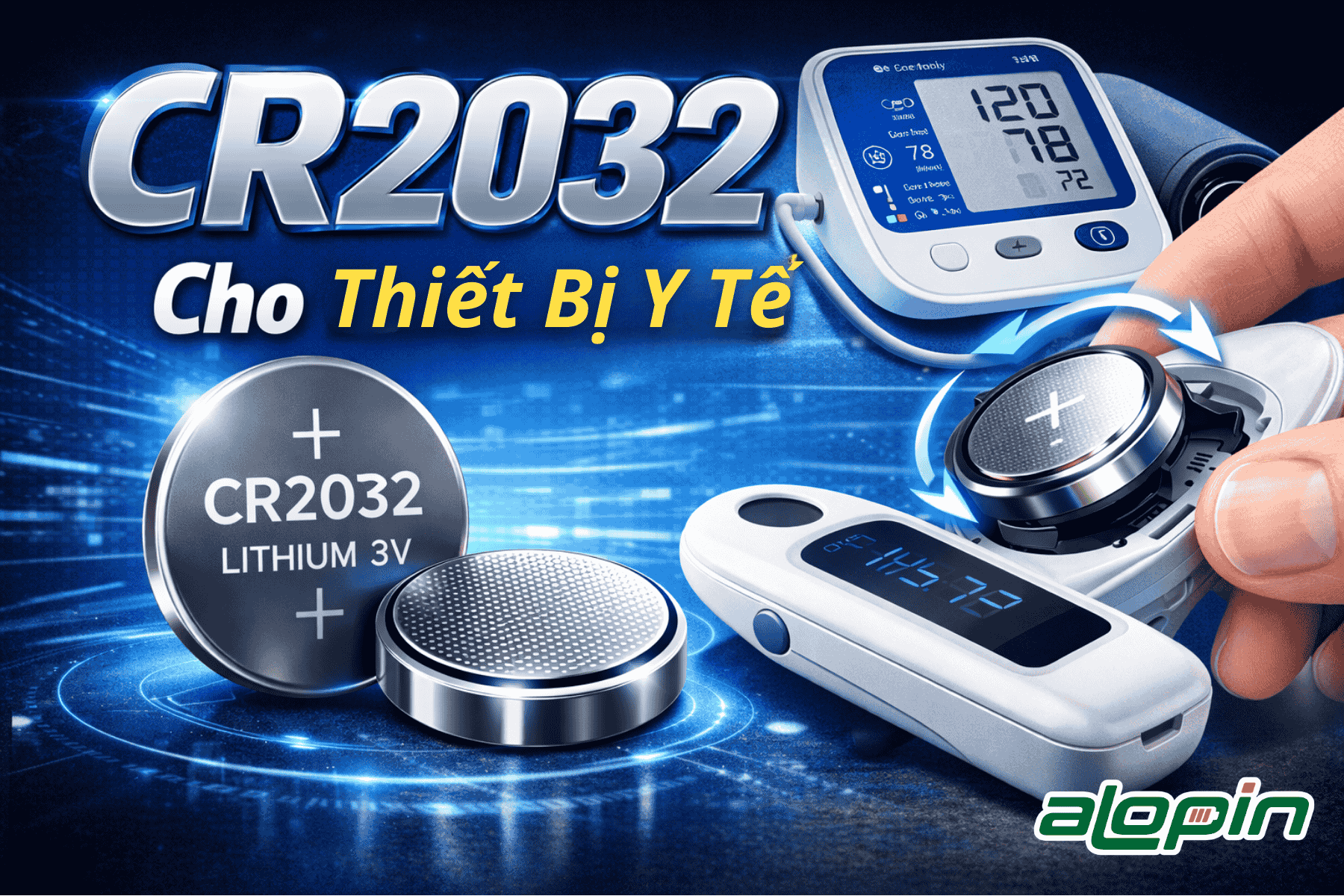 CR2032 Cho Thiết Bị Y Tế