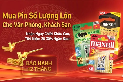 Mua Pin Số Lượng Lớn Cho Văn Phòng, Khách Sạn: Giải Pháp Tối Ưu Chi Phí Cùng Alo Pin
