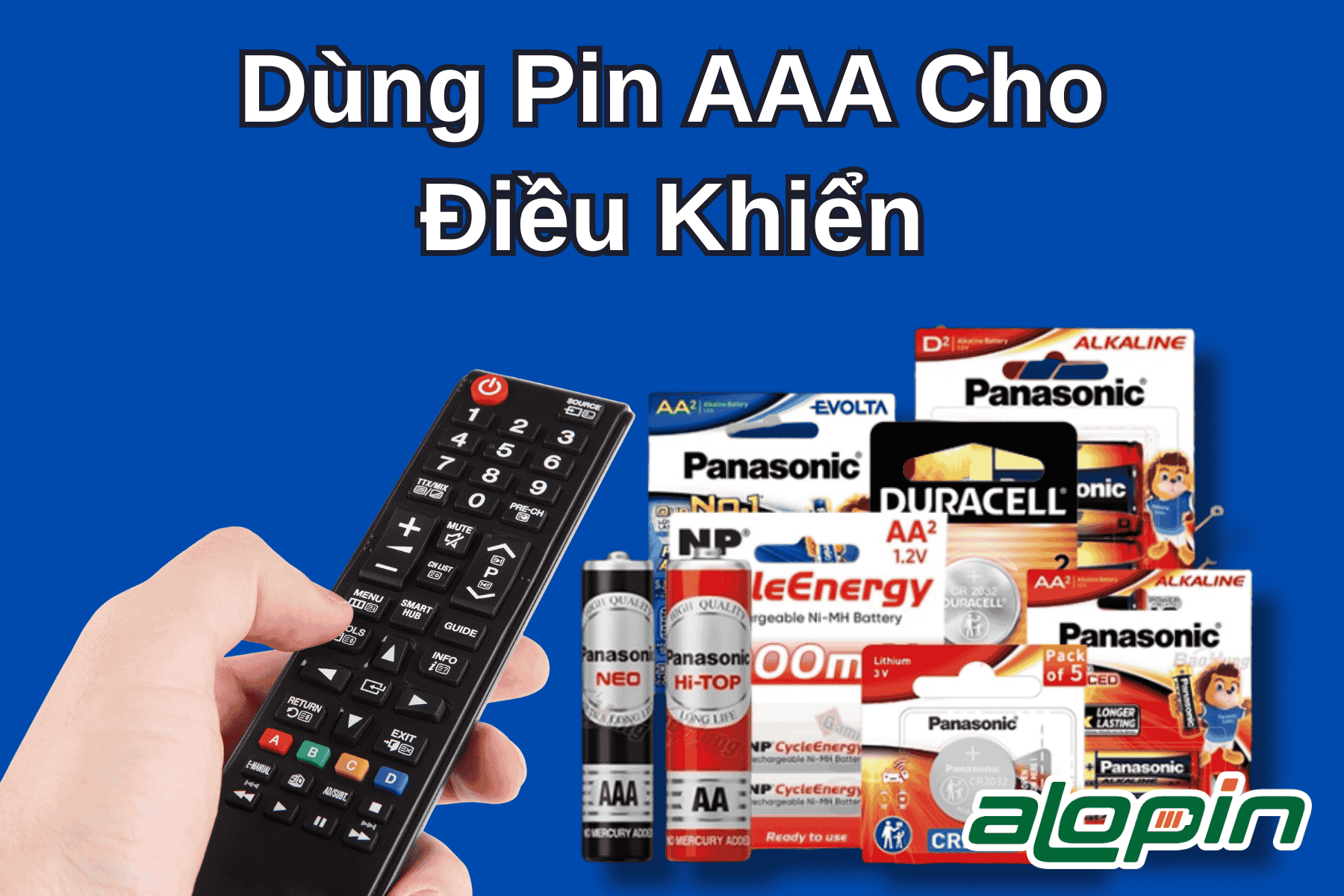 Dùng Pin AAA Cho Điều Khiển