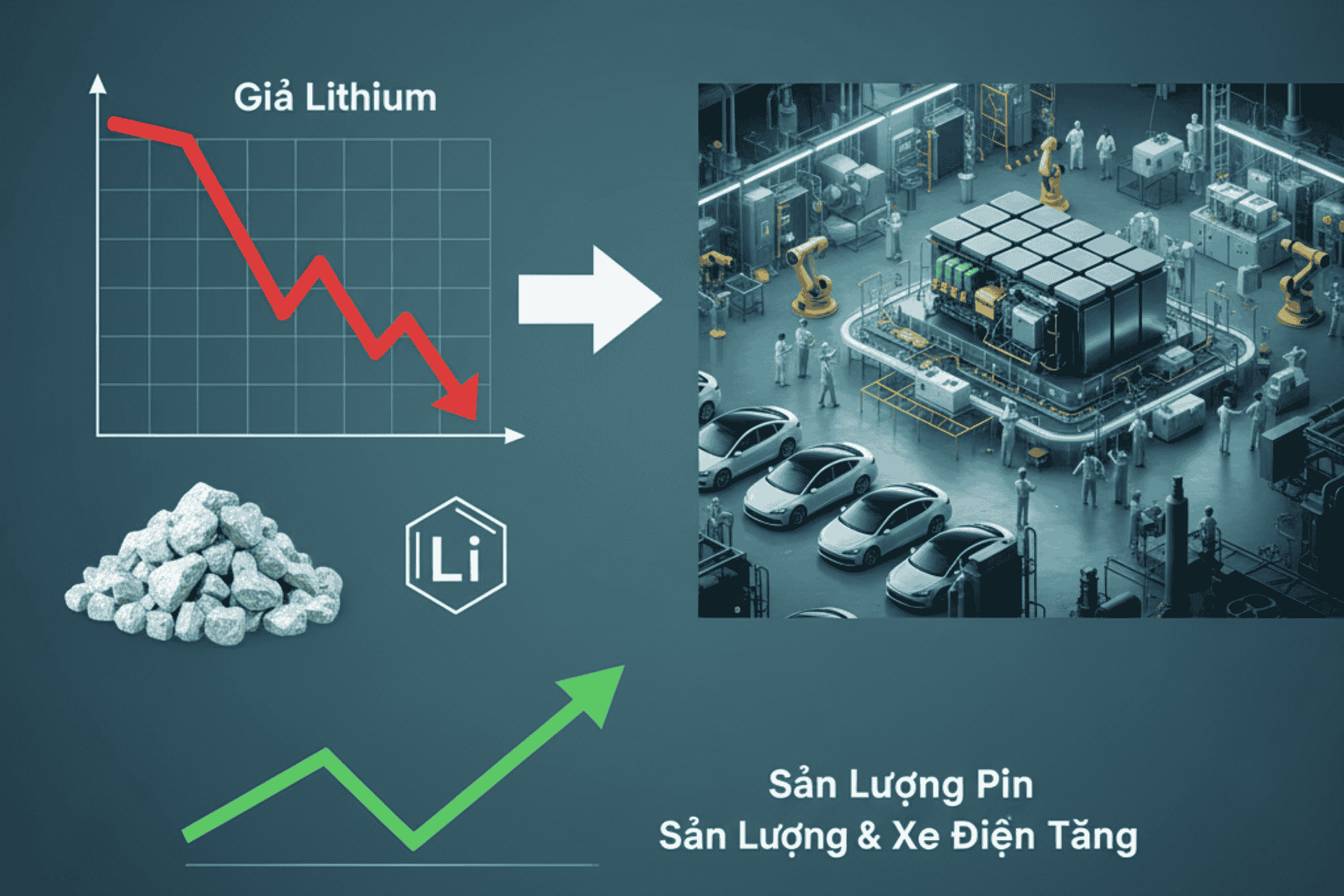 Giá Lithium Giảm Sâu: Tác Động Thế Nào Đến Ngành Công Nghiệp Pin?
