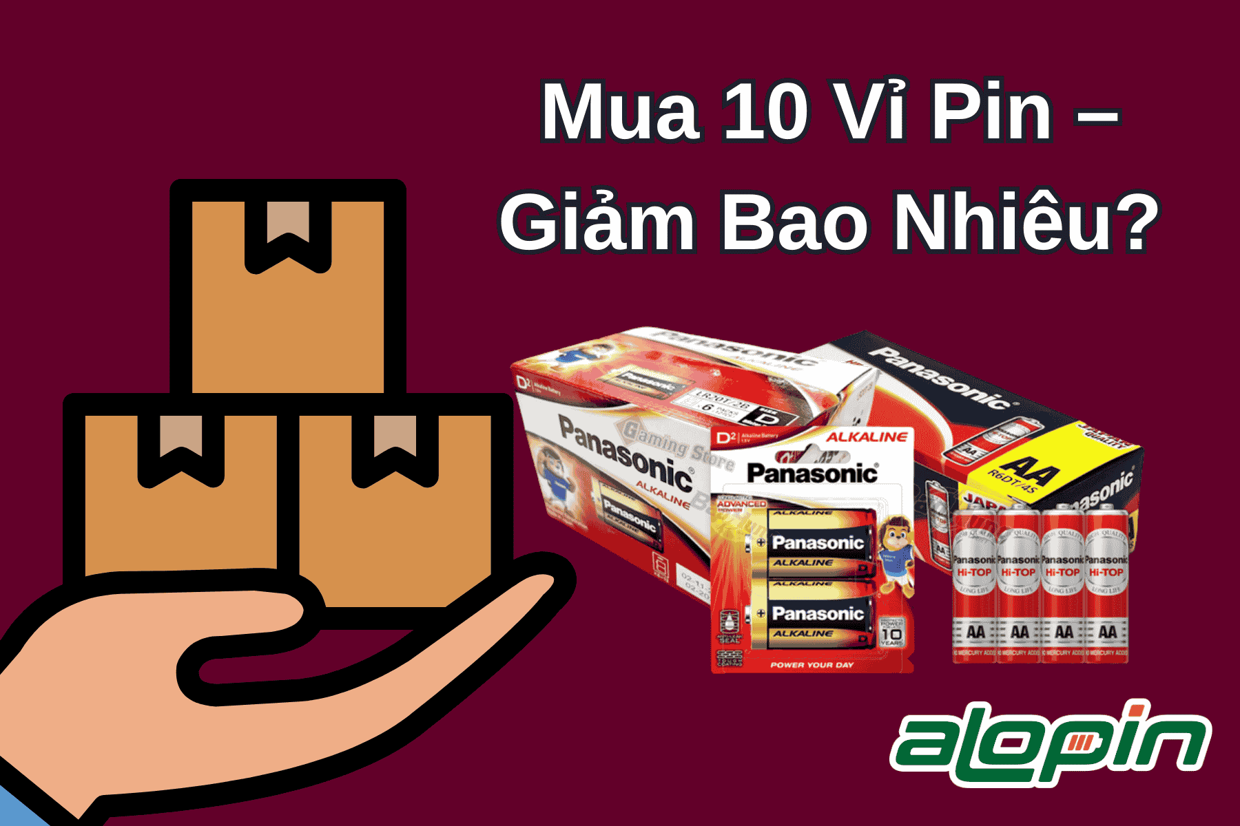 Mua 10 Vỉ Pin – Giảm Bao Nhiêu?