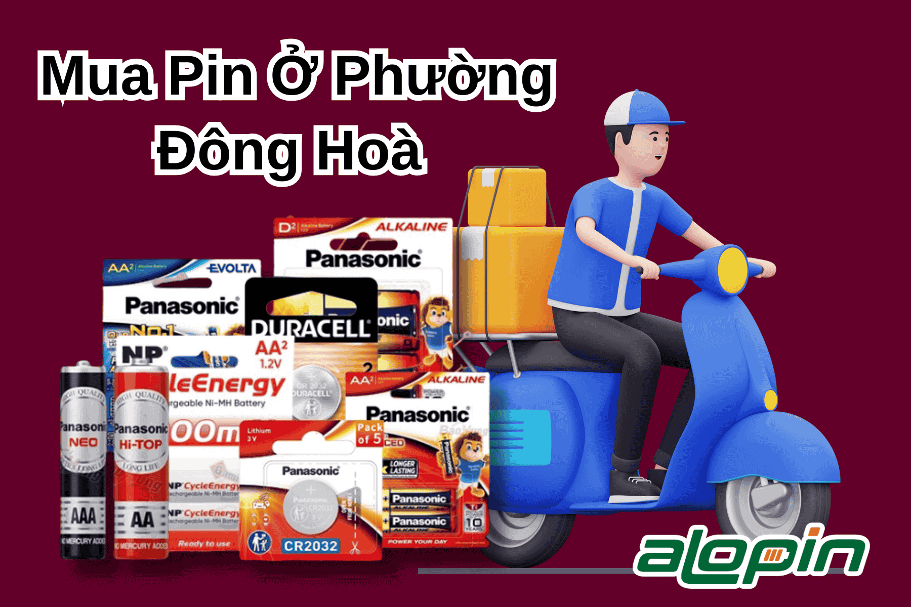 Mua Pin Chính Hãng Ở Phường Đông Hoà