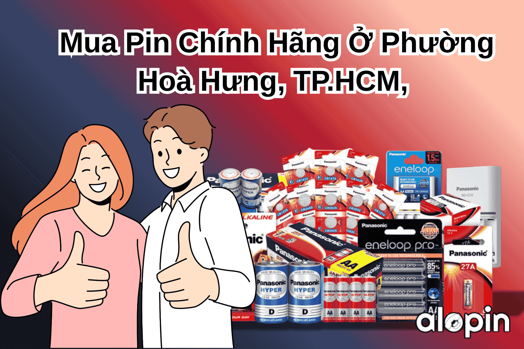 Mua Pin Chính Hãng Ở Phường Hoà Hưng, TP.HCM