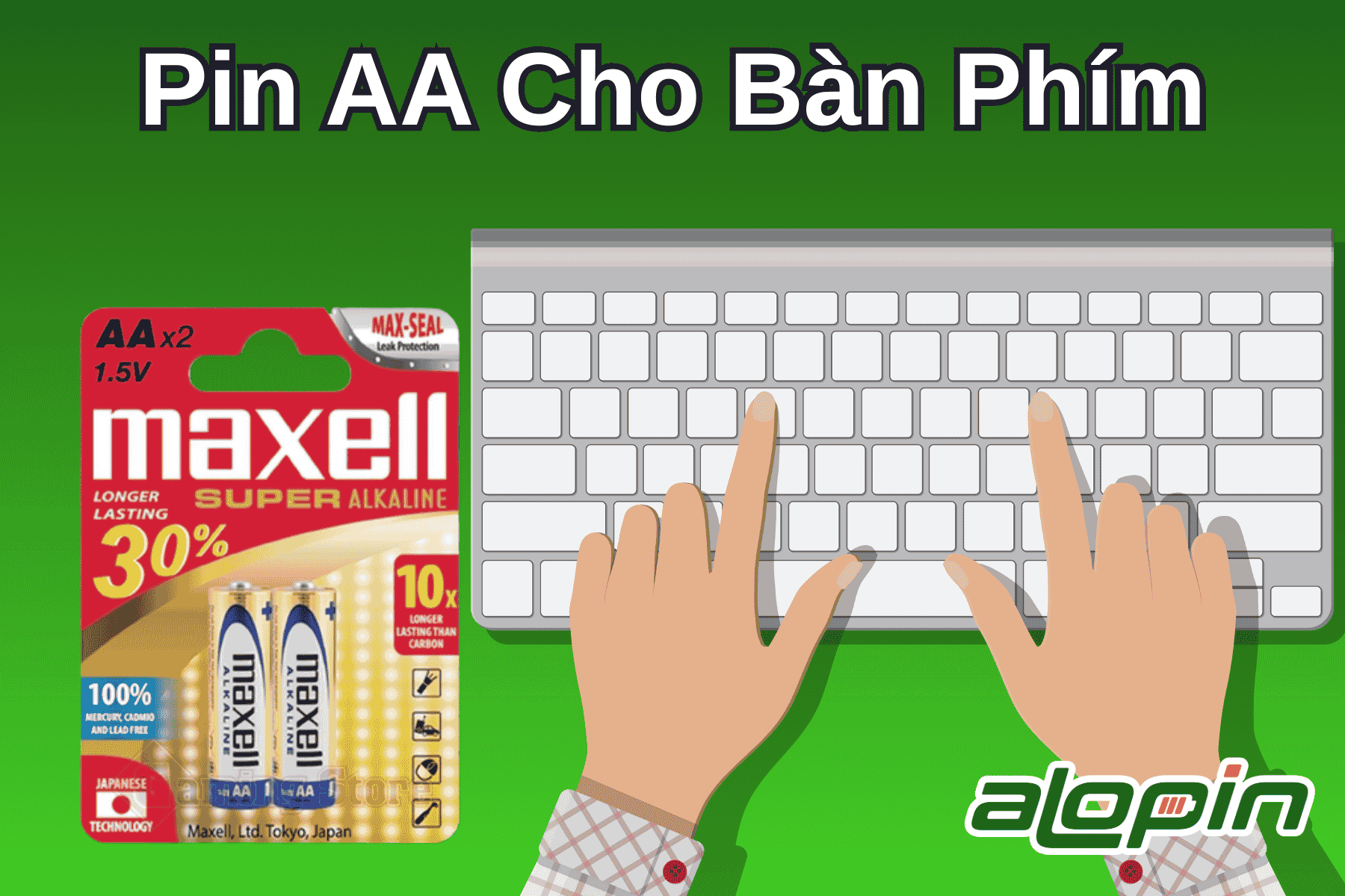 Pin AA Cho Bàn Phím: Chọn Đúng Loại Để Gõ Êm, Ít Hao Pin