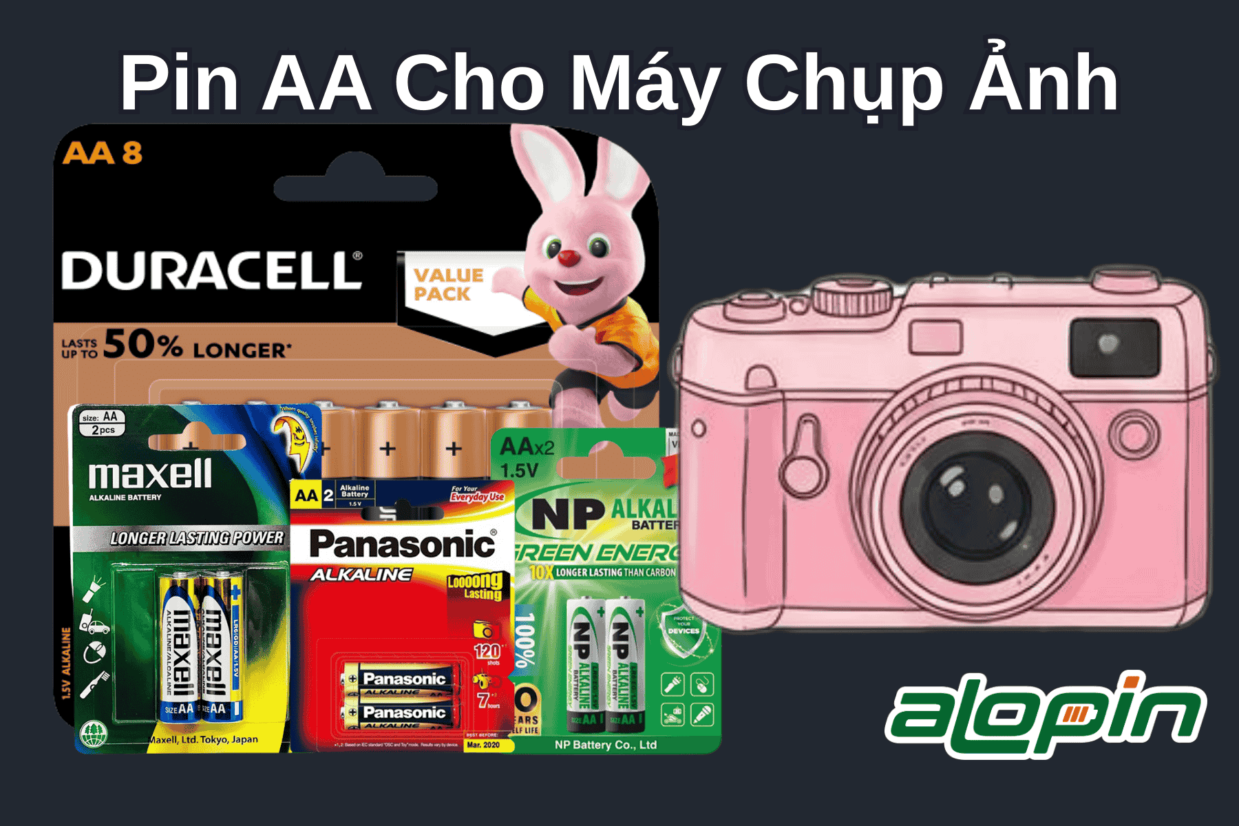 Pin AA Cho Máy Chụp Ảnh