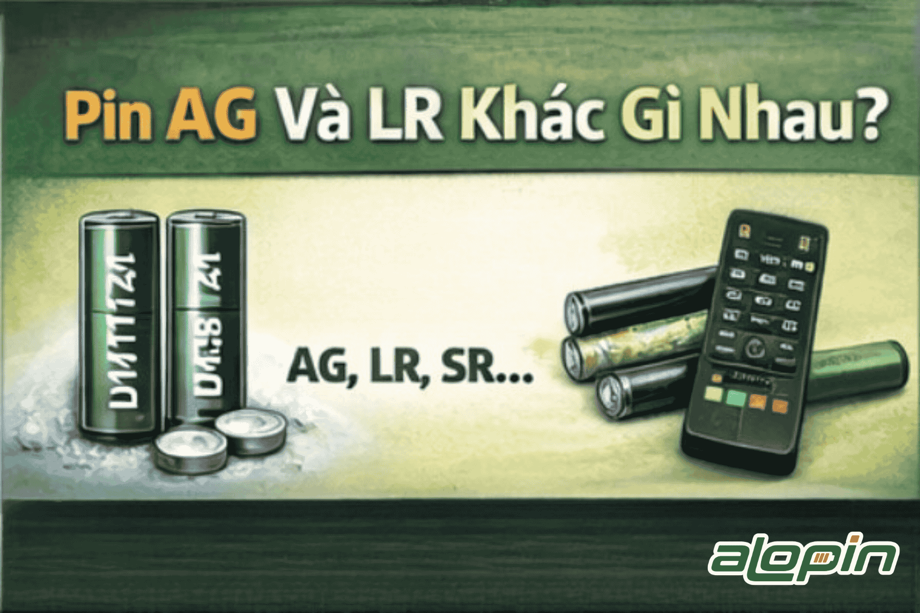 Pin AG Và LR Khác Gì Nhau?