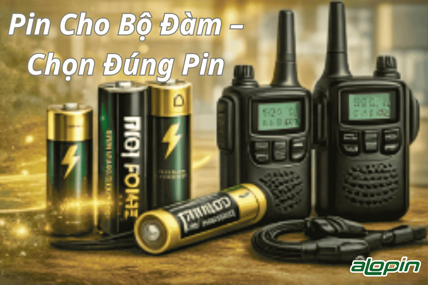 Pin Cho Bộ Đàm – Chọn Đúng Pin