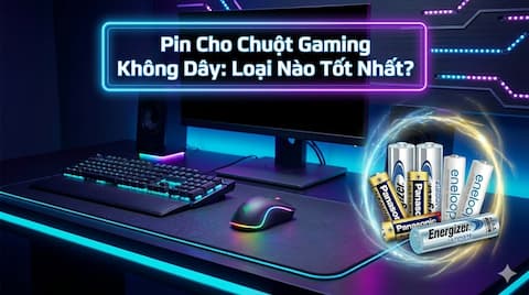 Pin Cho Chuột Gaming Không Dây: Loại Nào Tốt Nhất?