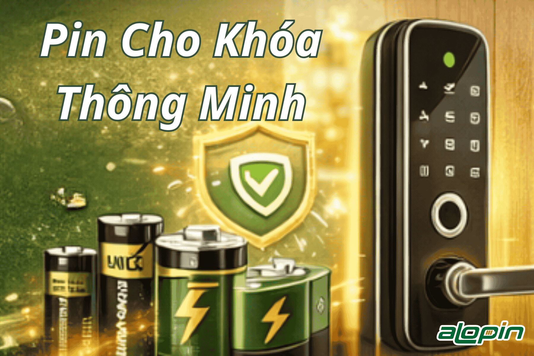 Pin Cho Khóa Thông Minh